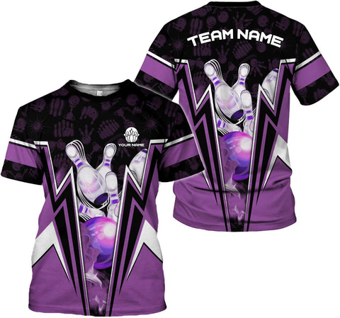 Custom Bowling Shirts, Personalized Name Bowling Shirts Unisex, Bowling Jerseys for Men & Women, Team Bowling Shirt Gift