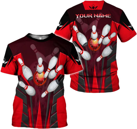 Rivelus Custom 3D Bowling Shirts Personalized for Men and Women - Unique Team Shirt & Gifts for Bowling Lovers