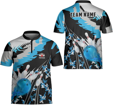 Mostprints Personalized Name Bowling Jersey 3D, Custom Bowling Shirts for Team, Bowling Shirt Unisex for Men & Women4