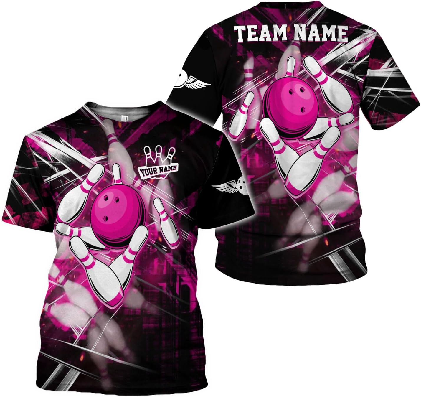 Mostprints Personalized Name Bowling Shirts for Men and Women 3D, Bowling Shirts for Team Bowling, Bowling Shirts Gift