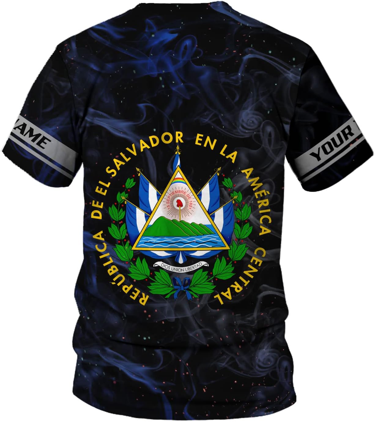 AOVL Custom El Salvador 3D Shirt for Men Camiseta De El Salvador Flag Shirt Salvadorans Pride Jersey El Salvadoreña Tshirt