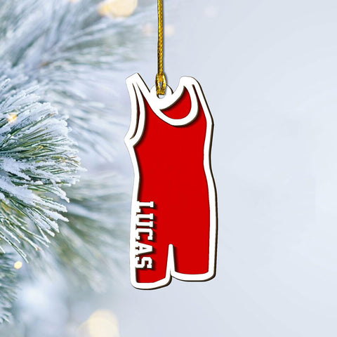 Artparel Personalized Wrestling Ornament Wrestling Helmet Ornaments Wrestling Christmas Ornament Gift for Wrestling Player Wrestling Christmas Tree Ornaments for Boys or Girls (Wrestling 10)