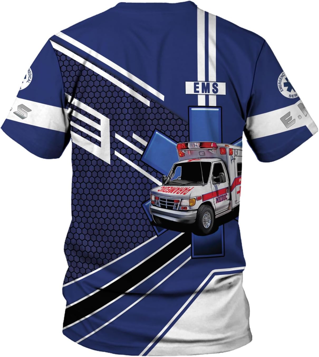 Podagree Personalized EMT Shirt, EMS Shirt, Customized EMS Shirts,EMT Paramedic Uniform Emergency Medical Technician Shirts