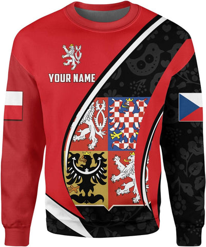 Personalized Czech Shirts 3D, Czechoslovakian T-Shirts, Czech Republic Flag Pride Shirt Unisex, Gifts for Czechs (CZ 1)