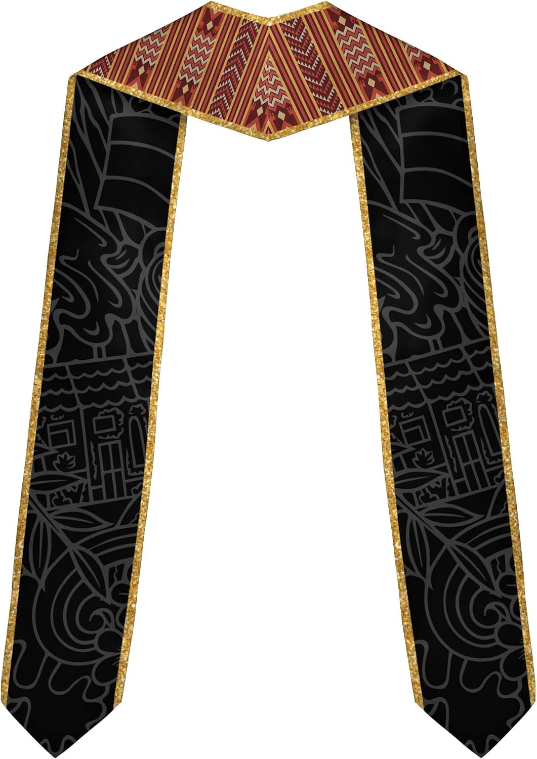 Pretyprints Custom Nigerian Graduation Sash Nigeria Graduation Stole Personalized Nigerian American Flag Graduation Sash 2025
