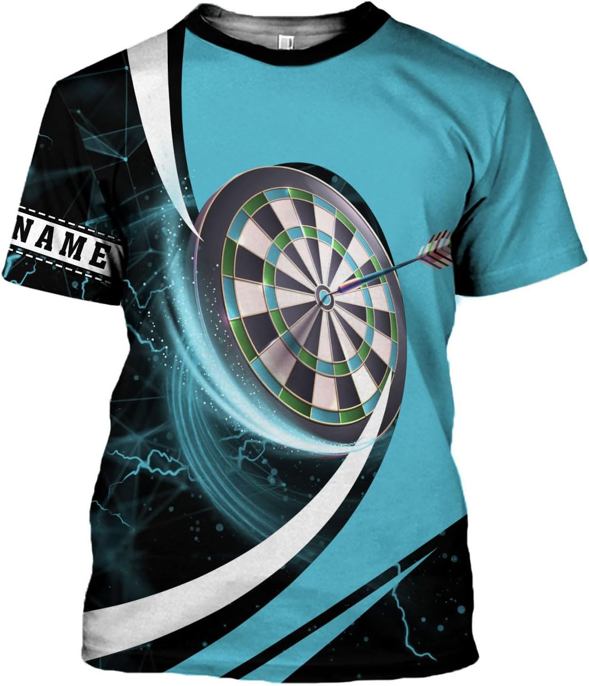 mostprints Personalized Dart Shirts, Darts Shirts for Men, Dart Jerseys for Teams, Dartboard Players Shirt Darts Board Gift