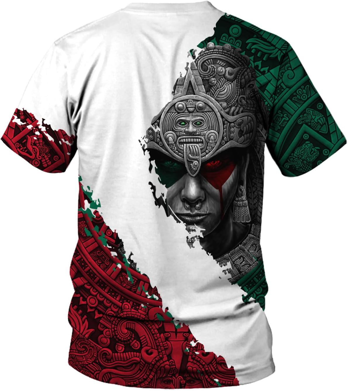 RoyalBro Personalized Mexico Shirts, Camisas De Mexico, Mexico Shirts for Men, Mexican Flag Jersey Shirt Mexico 3D Shirt