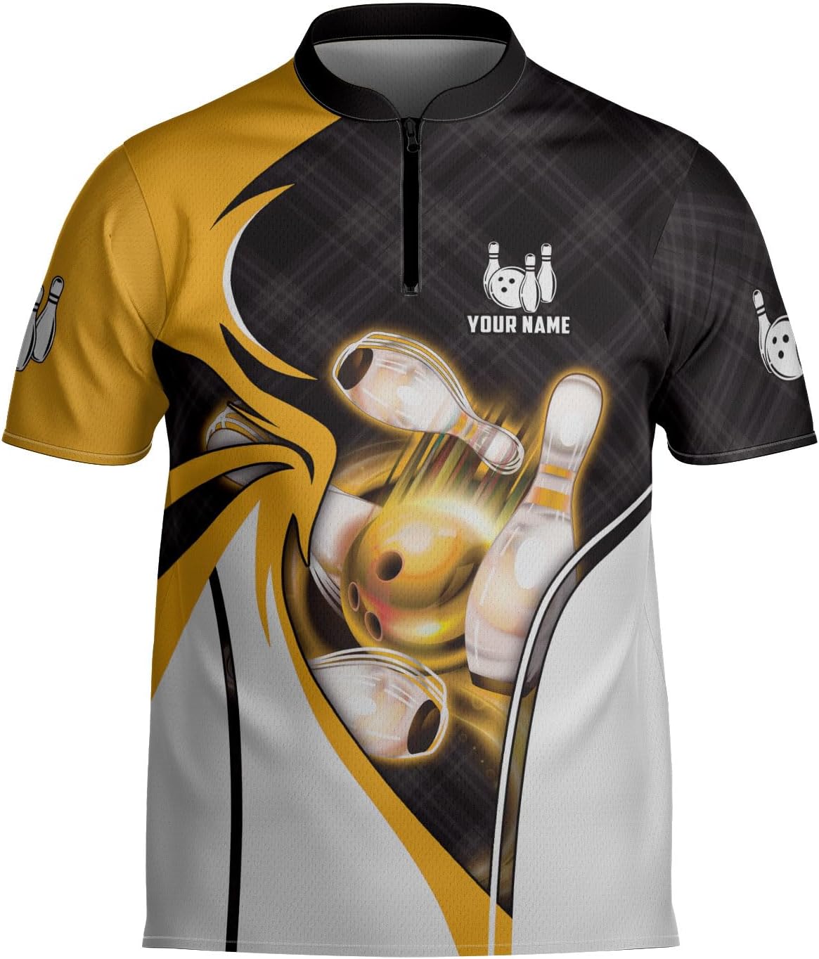 mostprints Personalized Bowling Jersey Gift 3D Custom Bowling Shirts for Team Name Bowl Bowler Shirt Unisex Cool Men Women