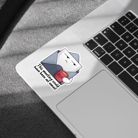 3PCS This Meeting Could Have Been an Email 3" Sticker, Funny Office Humor Stickers Coworker Gift Office Work This Meeting Could Have Been an Email Decal for Laptop Water Bottle Toolbox Car