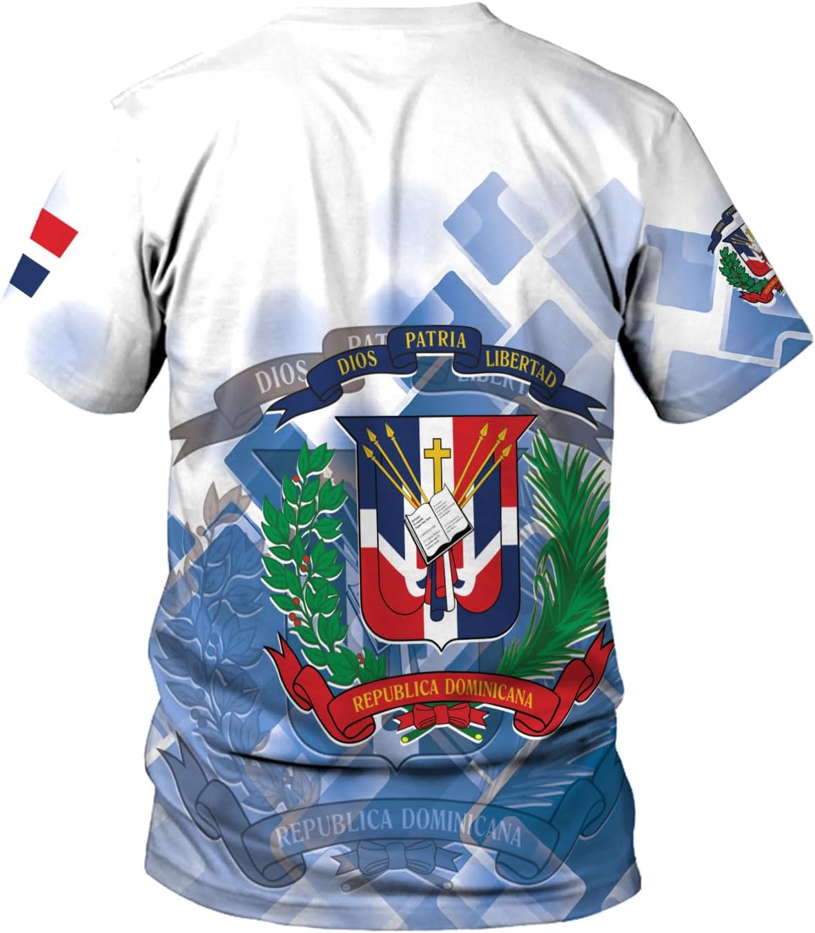 Mostprints Personalized Dominican Shirt 3D, Dominican Republic Shirts, Dominican Flag Unisex Republica Dominicana Shirt S-5XL