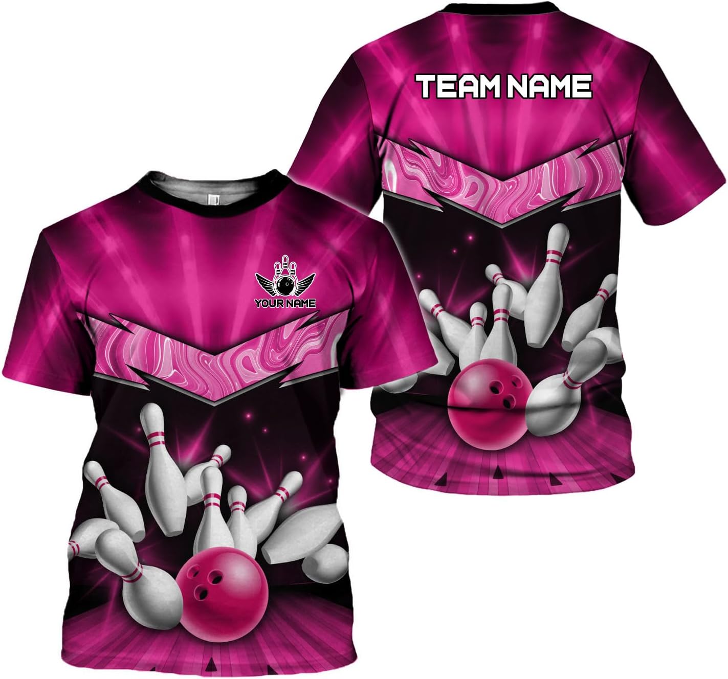 Custom Bowling Shirts, Personalized Name Bowling Shirts Unisex, Bowling Jerseys for Men & Women, Team Bowling Shirt Gift