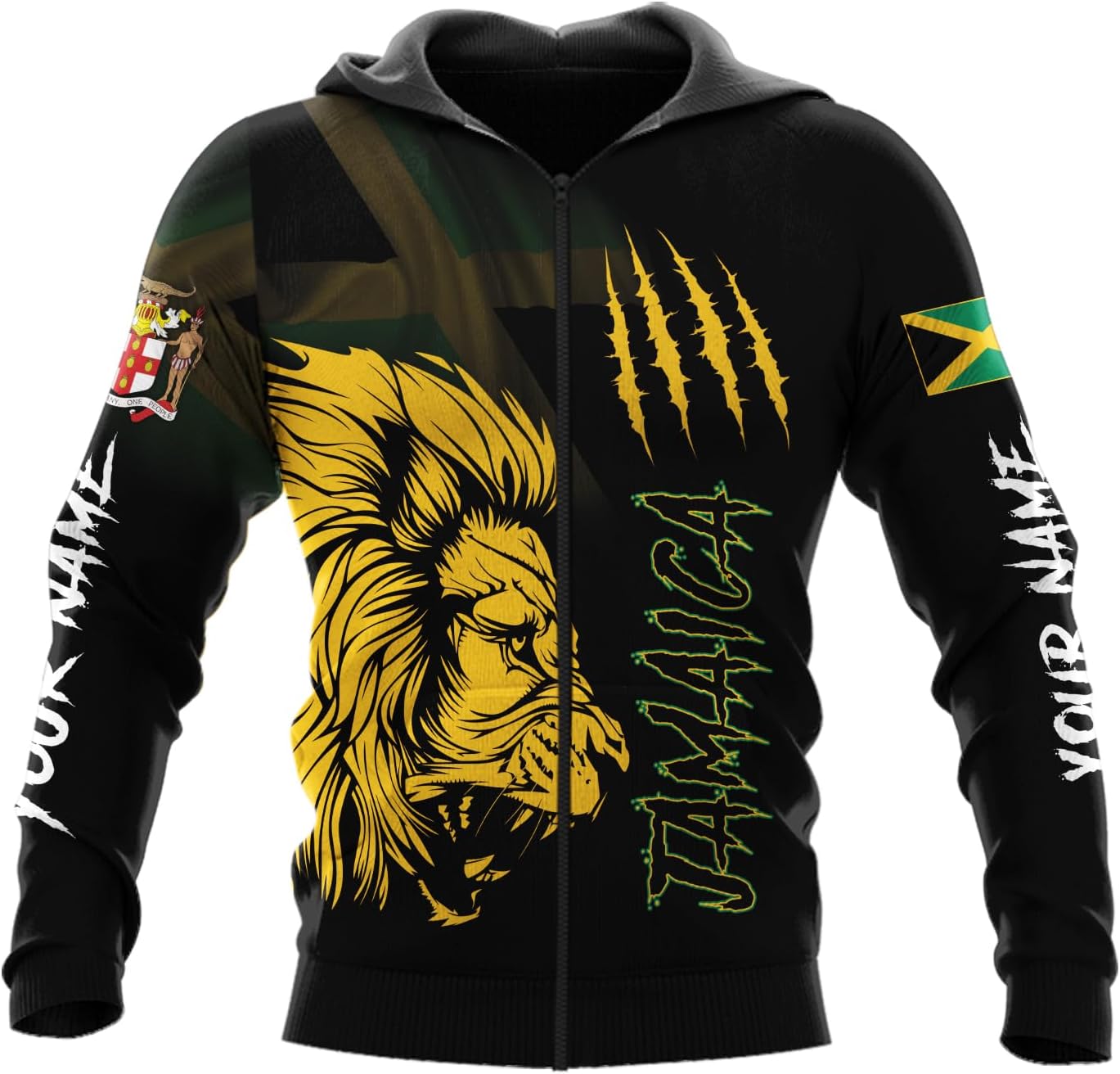 Personalized Jamaica Hoodie - Men & Women Jamaican Pride Shirt Gifts