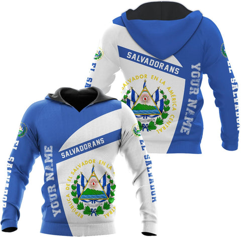 Personalized El Salvador Shirt Custom Camiseta de El Salvador Flag Shirt Men, Women Salvadorans Pride El Salvadoreña Tshirt