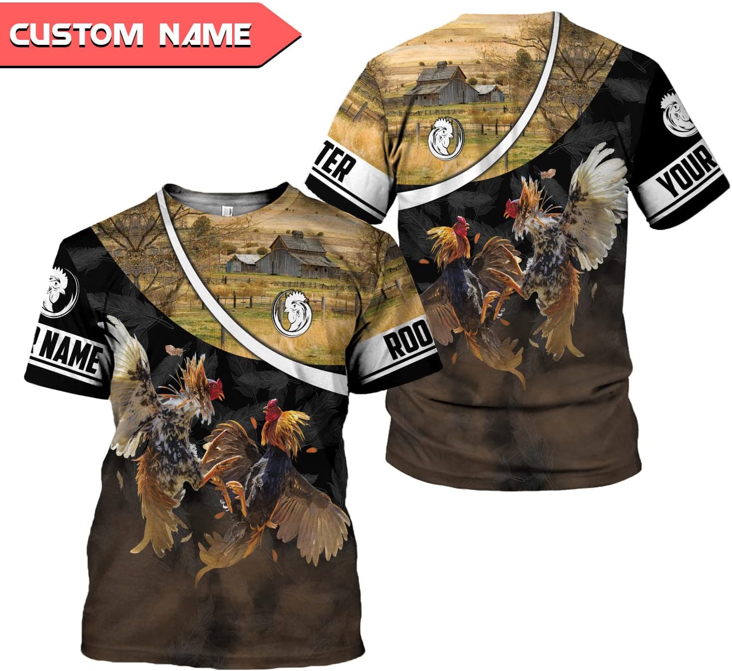 Mostefy Mexican Shirt for Men, Personalized Eagle Flag, Multi 7 Colors, S-5XL