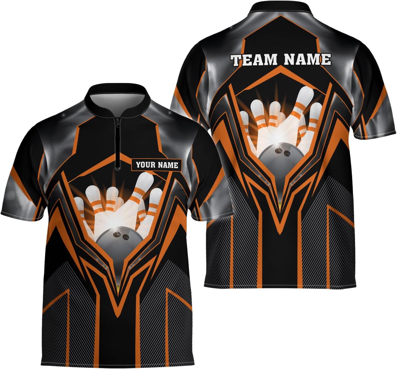 Ligthuy Personalized Bowling Jersey 3D, Bowling Shirts for Team, Bowling Shirt Unisex for Men Women, Bowling Shirts for Men