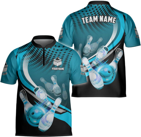 Ligthuy Personalized Bowling Jersey 3D, Bowling Shirts for Team, Bowling Shirt Unisex for Men Women, Bowling Shirts for Men 2