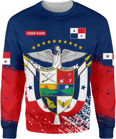 Custom Panama Shirts for Men 3D Panama Coat of Arms Shirts Panamanian Flag Pride Shirts Panama Hombres Camisa Men Women