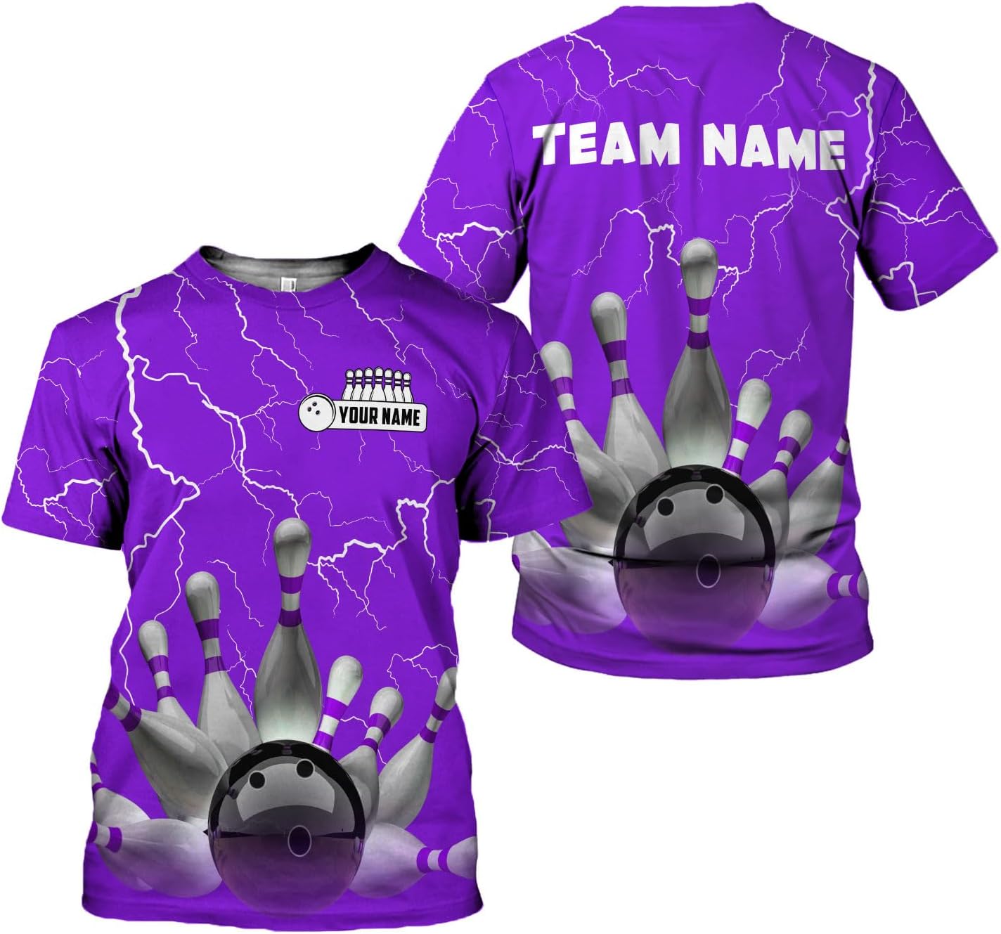 Custom Bowling Shirts, Personalized Name Bowling Shirts Unisex, Bowling Jerseys for Men & Women, Team Bowling Shirt Gift