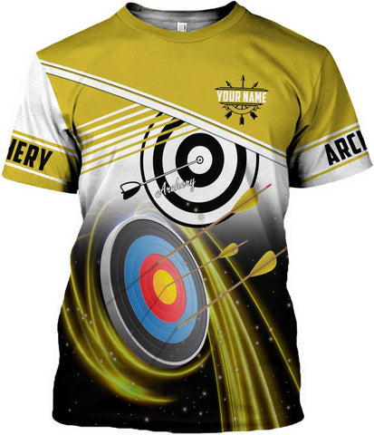 Personalized Men's Archery Shirts, Custom Name & Team Name Jerseys, S-5XL Polo Shirts