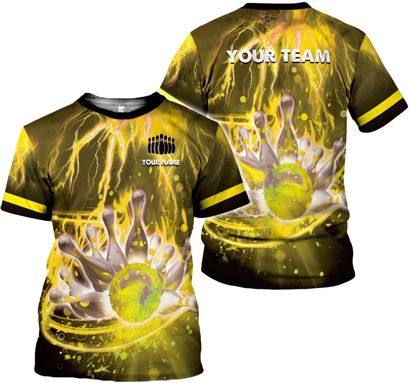 Mostprints Personalized Name Bowling Shirts for Men and Women 3D, Bowling Shirts for Team Bowling, Bowling Shirts Gift