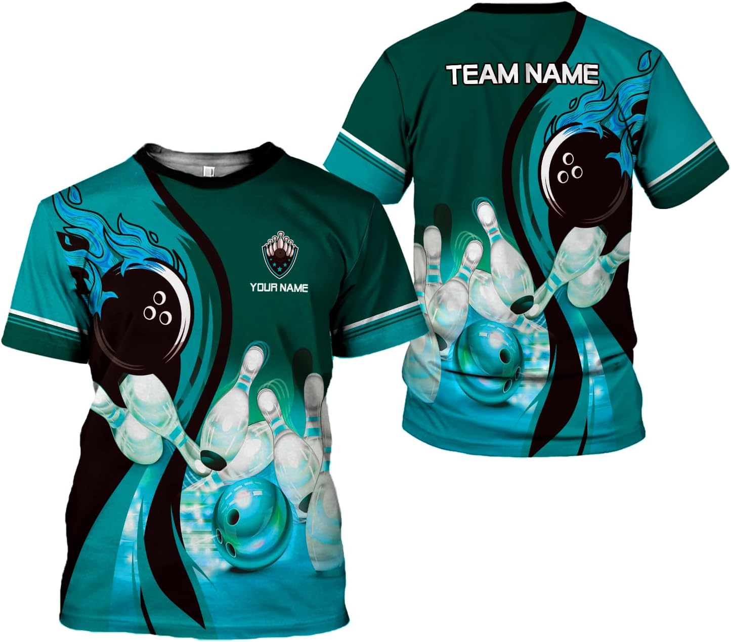 AOVL Custom Bowling Shirts for Men Bowling Shirts Bowling Shirts Unisex Bowling Jerseys for Men Custom Bowling Shirts for Men