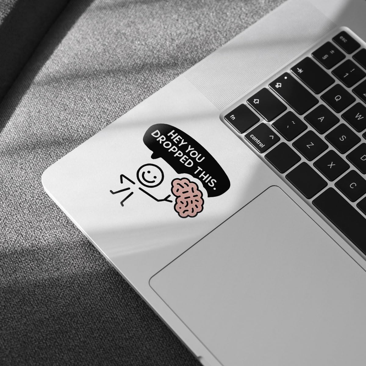 (3Pcs) Hey You Dropped This Brain Sticker, Hard Hat Sticker, Cute Joke Sarcastic Quote Meme, Funny Stickers for Adults - Vinyl Stickers 3 Inches for Laptop Water Bottle Phone Car Window Helmet