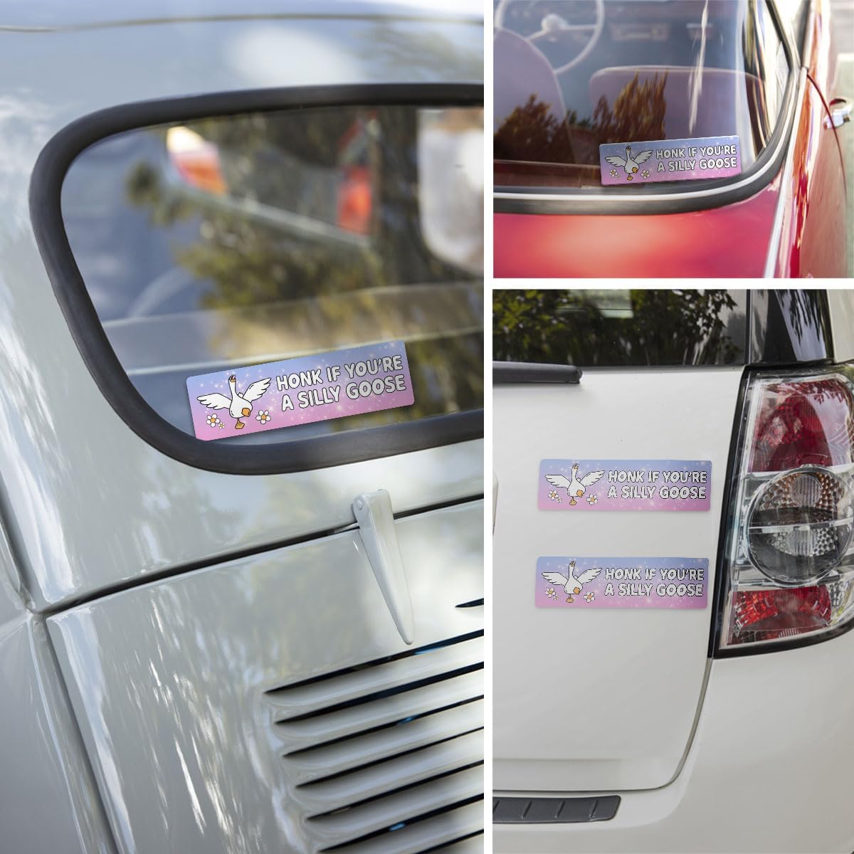 3 Pcs Honk If You're Silly Goose Sticker Funny Honk If You're Silly Goose Stickers Goose Honk Sticker Goose Bumper Sticker Silly Goose Sticker Gifts Laptop Bottle Phone Car Helmet Sticker 3"x3"