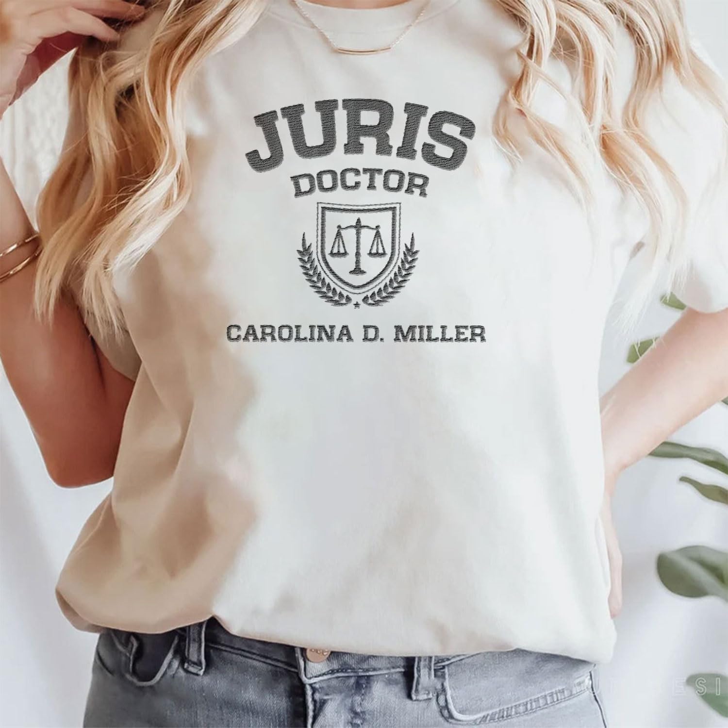 Suseaz Embroidered Lawyer Sweatshirt, Lawyers Tshirt, Law Student Shirt, Law School Graduate Gift For Attorney Sweatshirt Tee