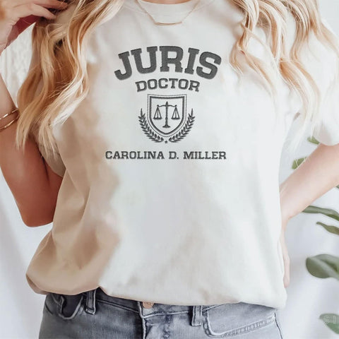 Suseaz Embroidered Lawyer Sweatshirt, Lawyers Tshirt, Law Student Shirt, Law School Graduate Gift For Attorney Sweatshirt Tee