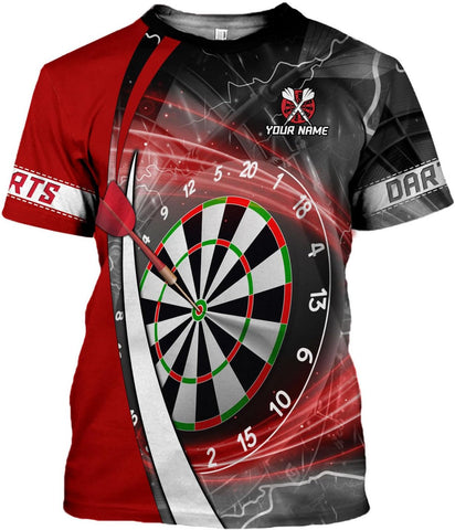 mostprints Personalized Dart Shirts, Darts Shirts for Men, Dart Jerseys for Teams, Dartboard Players Shirt Darts Board Gift