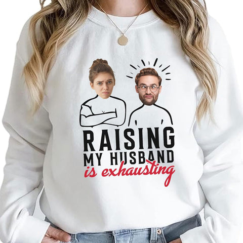 mostprints Custom Photo Sweatshirt, Matching Couple Sweatshirts, Personalized Matching Sweatshirt For Couples Gift Shirt