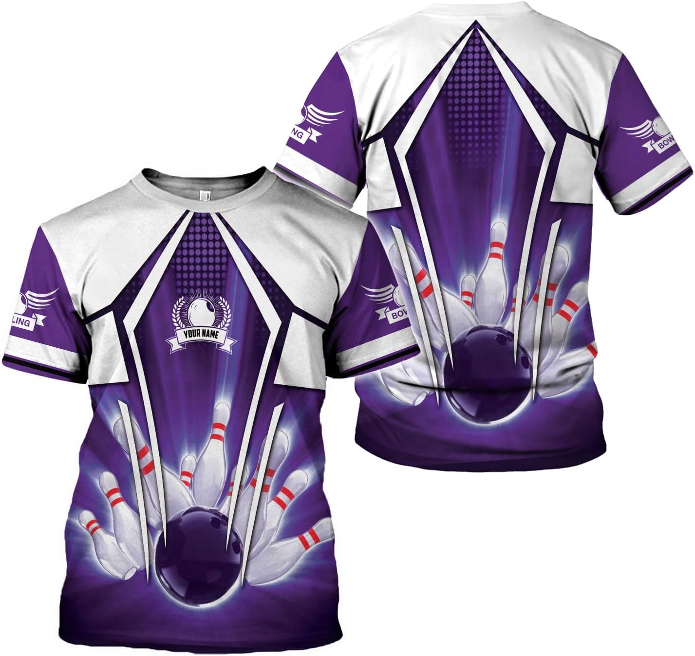 Custom Bowling Shirts, Personalized Name Bowling Shirts Unisex, Bowling Jerseys for Men & Women, Team Bowling Shirt Gift