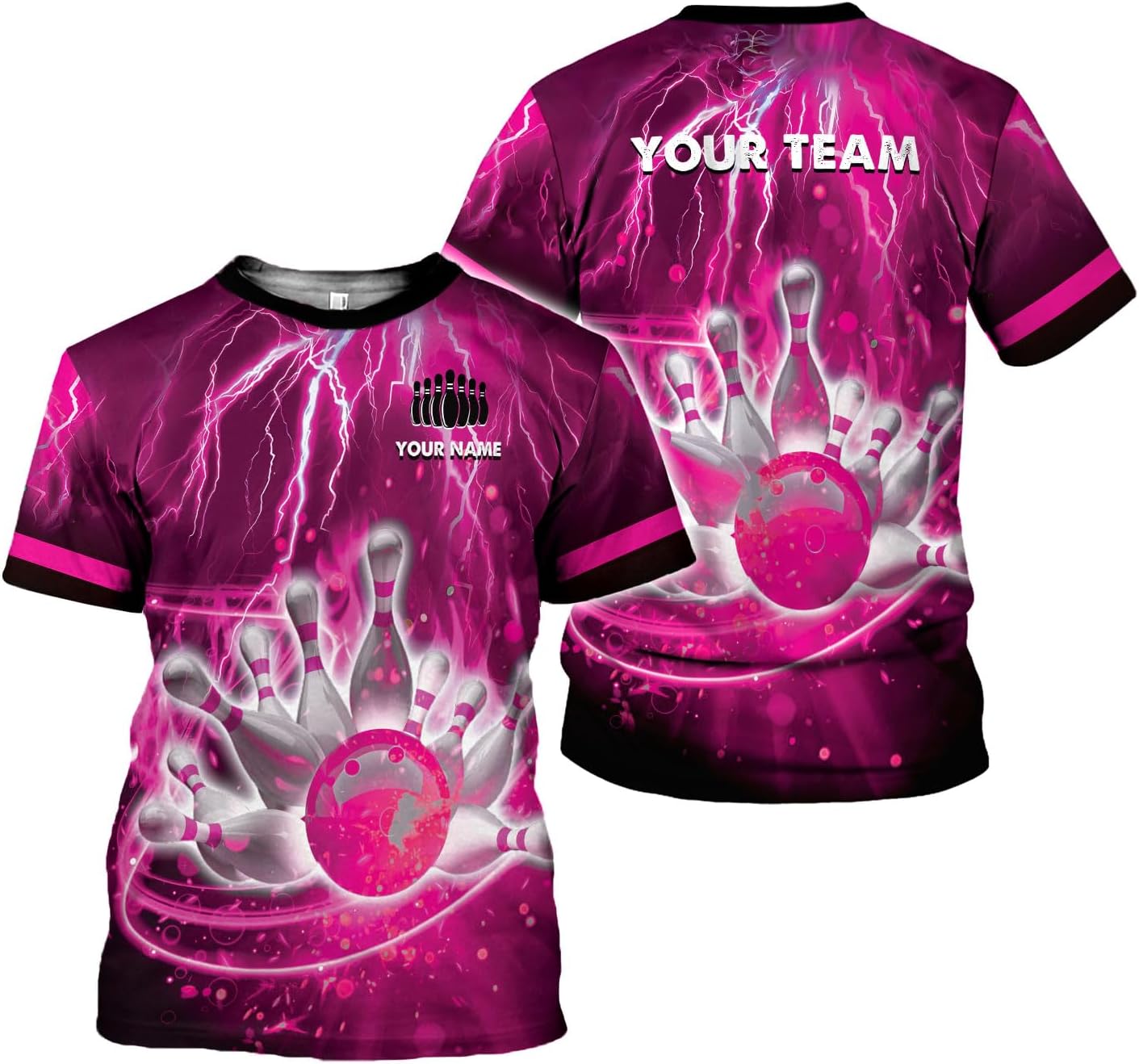 Mostprints Personalized Name Bowling Shirts for Men and Women 3D, Bowling Shirts for Team Bowling, Bowling Shirts Gift