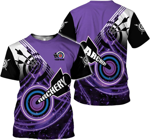 Artparel Personalized Archery Shirt 3D Archery Target Bow Archery Shirts for Men Women Archer Archery Lovers T-Shirt S-5XL