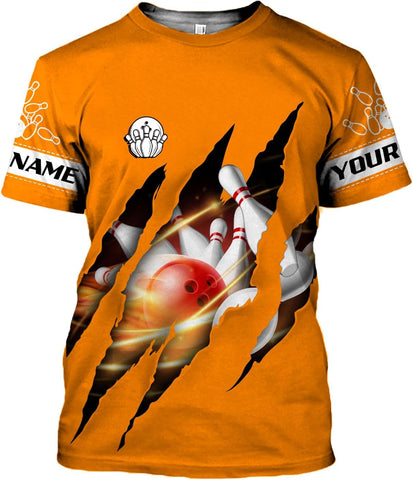 HomeDesign Personalized Name Bowling Shirts for Men & Women, Bowling Shirts for Team Bowling, Bowling Shirts Gift Unisex