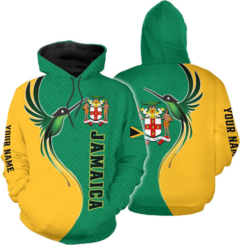 Leprints Personalized Jamaica Hoodie Camisa Jamaica Hoodies Jamaica Sweaters Shirts Men & Women Jamaican Pride Shirt Gifts