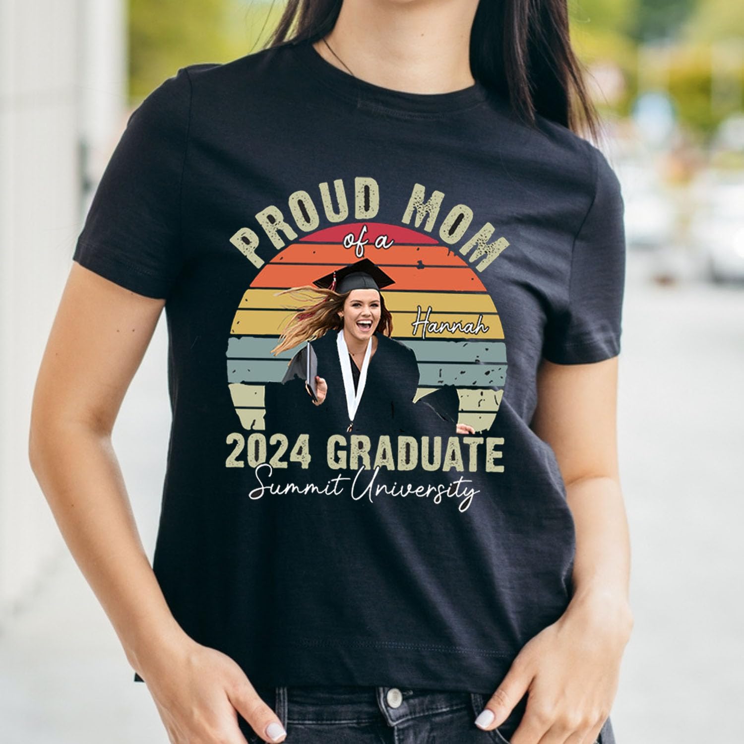 Personalized Graduation 2024 Shirt Proud Family of A Class of 2024 Graduate Class of 2024 Senior Class of 2024 Class of 2024