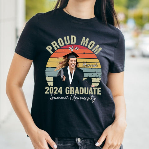 Personalized Graduation 2024 Shirt Proud Family of A Class of 2024 Graduate Class of 2024 Senior Class of 2024 Class of 2024