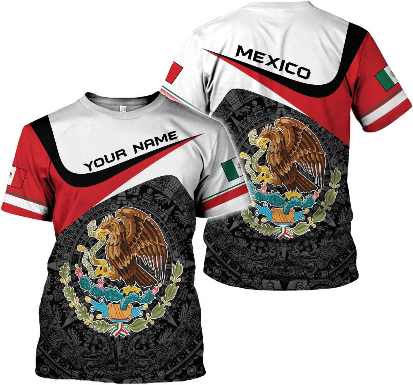 Mostefy Personalized Name Mexican Shirts for Men 3D, Customized Mexico Shirts for Men, Mexico Shirts for Women Mexico Shirt1