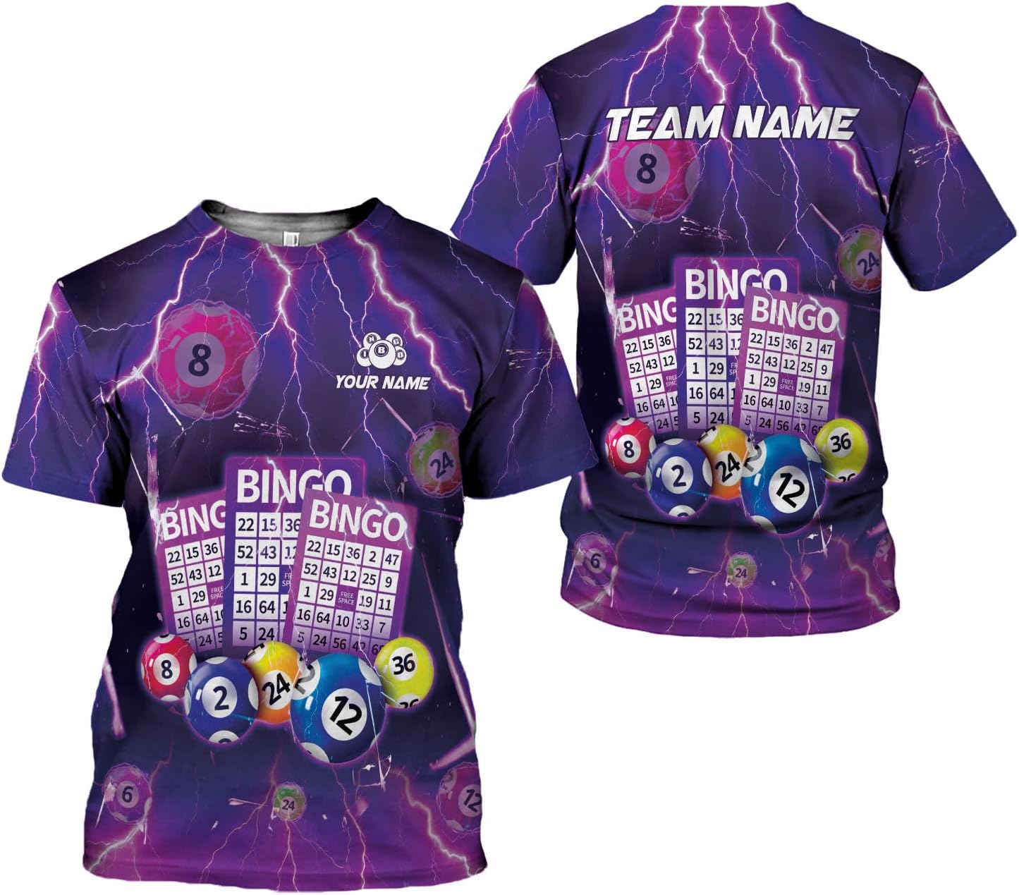 Custom Bingo Shirts for Women Bingo Lover Casino Players T-Shirt Funny Bingo Shirts Gifts Funny Bingo Player Game Lover Gift