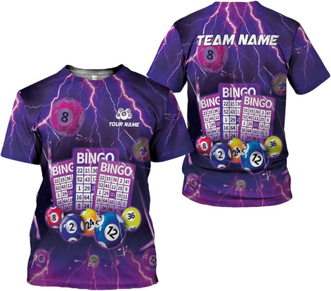 Custom Bingo Shirts for Women Bingo Lover Casino Players T-Shirt Funny Bingo Shirts Gifts Funny Bingo Player Game Lover Gift