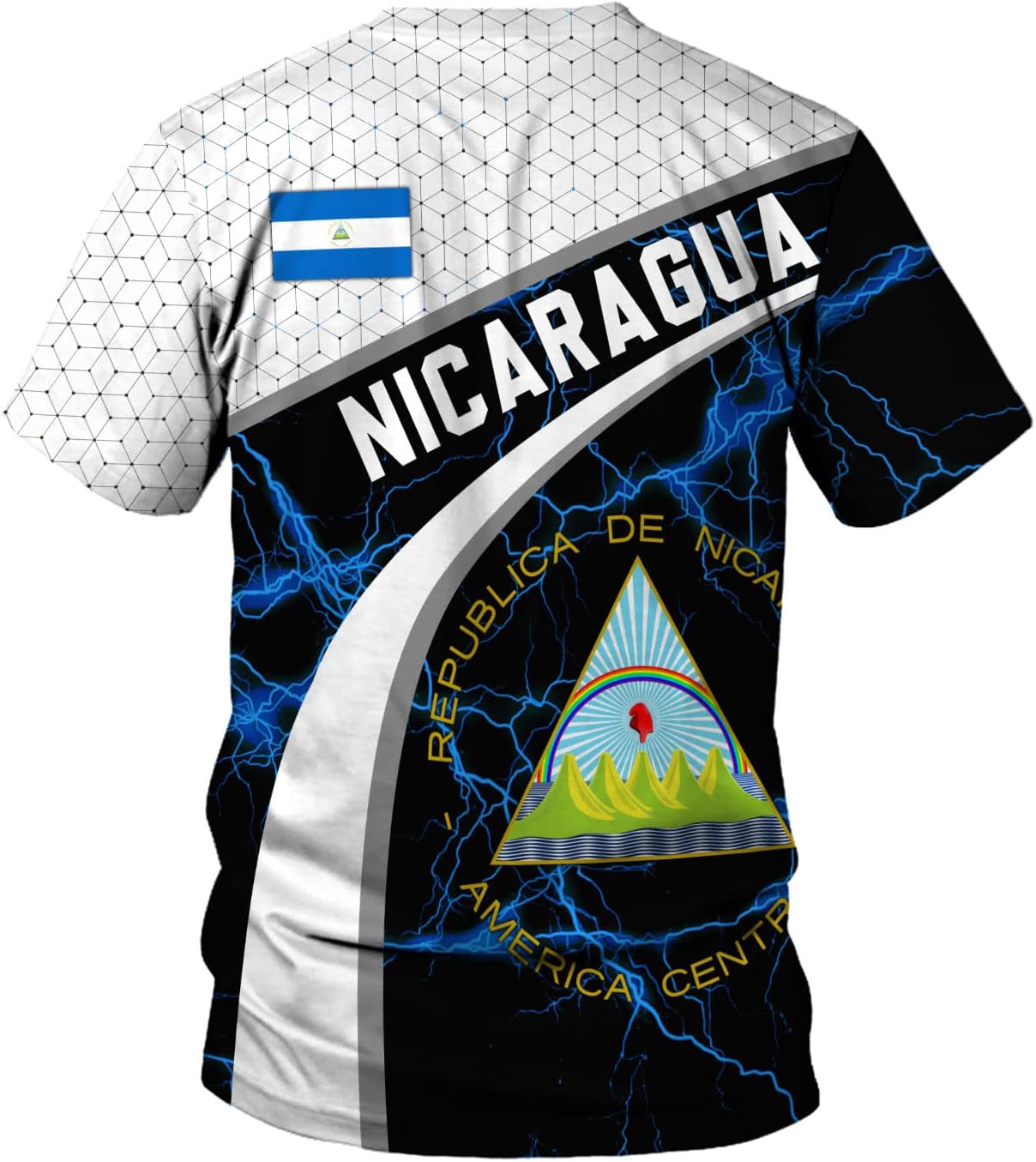 Personalized Nicaragua Shirt Custom Nicaragua Flag Lion Shirt for Men & Women Nicaraguan Camisas T-Shirt, Nicaragua Tshirt