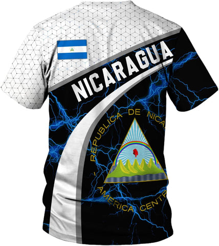 Personalized Nicaragua Shirt Custom Nicaragua Flag Lion Shirt for Men & Women Nicaraguan Camisas T-Shirt, Nicaragua Tshirt