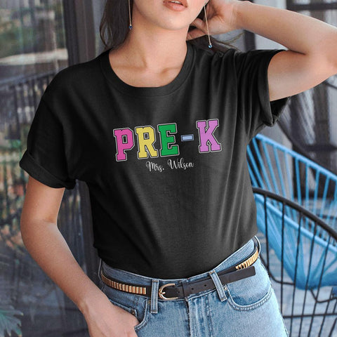 Personalized Teacher Shirt, Custom Teacher Name Shirt, Teacher Shirts for Women, Teacher Gift, Gift Idea for Teacher