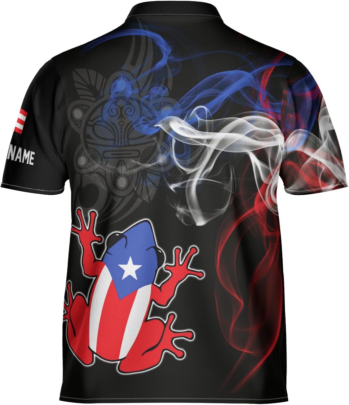 Artparel Personalized Puerto Rico AOP Bowling Jersey Puerto Rico Shirt 3D Puerto Rico Shirt for Men Women Puerto Rican Jersey