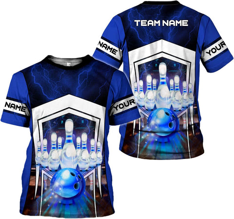mostprints Personalized Name Bowling Shirts for Men & Women, Bowling Shirts for Team Bowling, Bowling Shirts Gift Unisex