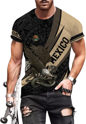 Paniprints Personalized Name Mexican Shirts for Men, Customized Mexico Shirts for Men, Mexico Shirts for Women Mexico Flag