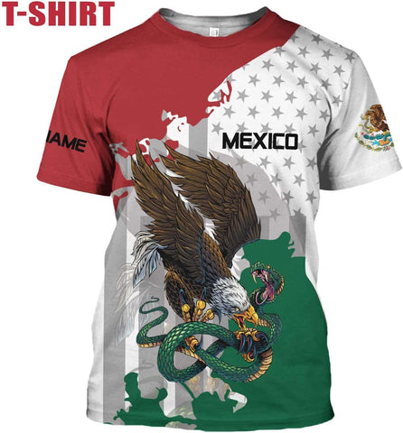 Personalized Name Mexican Hoodie 3D, Customized Mexican Hoodies for Men, Unisex Mexico Hoodie, Mexico Hoodies for Men 2