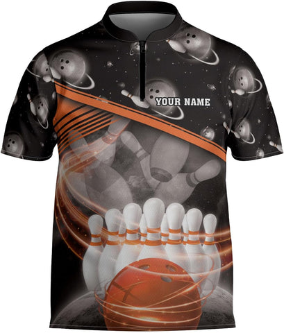 mostprints Personalized Bowling Jersey Gift 3D Custom Bowling Shirts for Team Name Bowl Bowler Shirt Unisex Cool Men Women