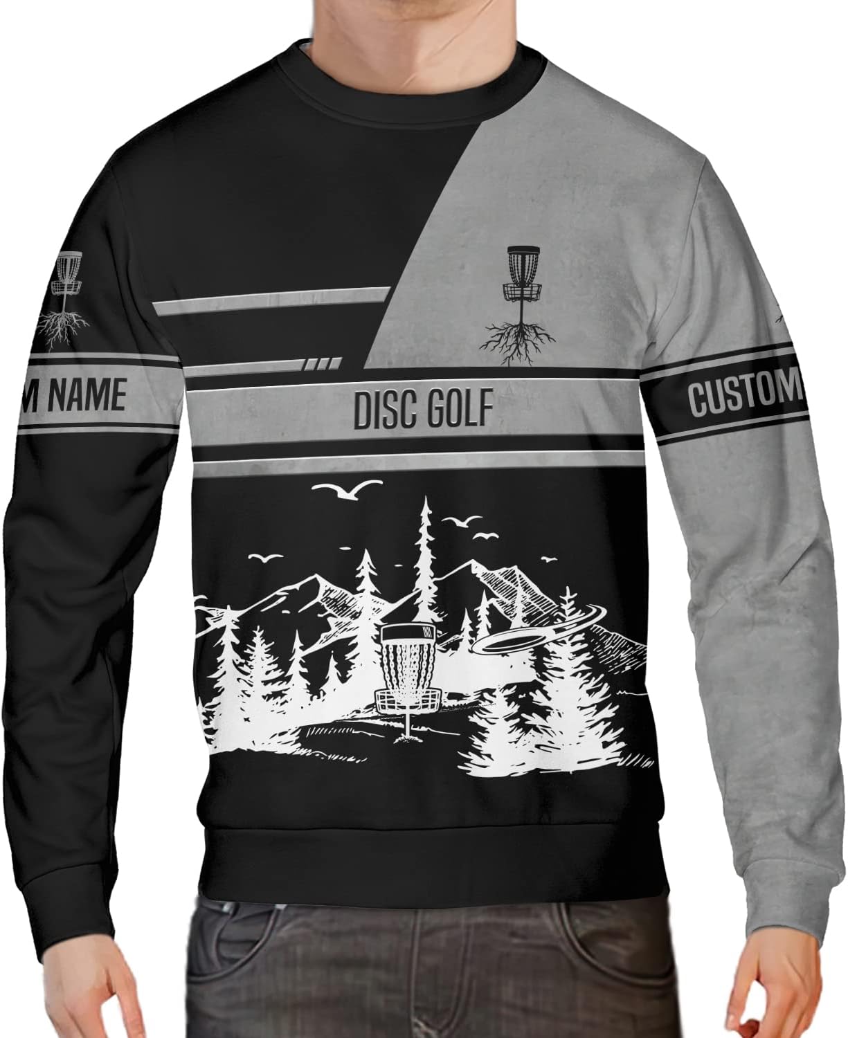 Personalized Disc Golf T-Shirt 3D All Over Printing S-5XL, Disc Golf Shirts for Men, Mens Disc Golf Tee Shirt